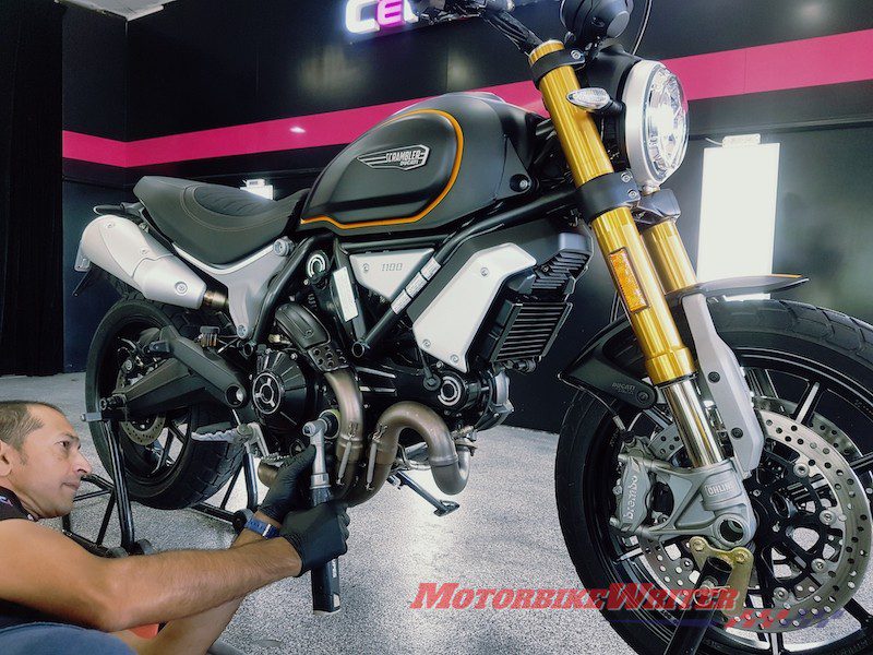 Ducati Scrambler 1100 Sport ceramic cating