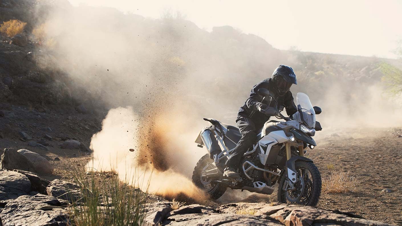 2021 Triumph Tiger 900 Rally Pro Riding Off-Road