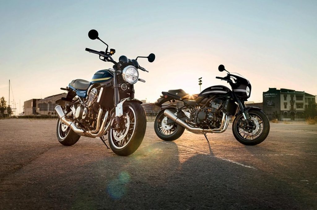 A view of the 2022 Kawasaki Z650RS models