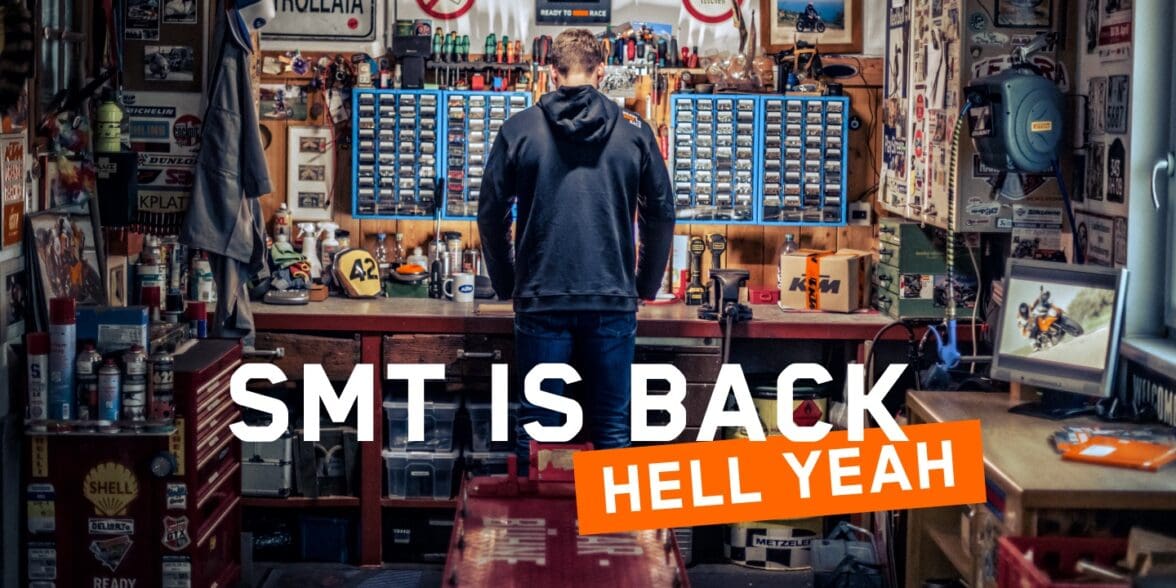 A view of the teaser media offered by KTM on the return of their SMT. Media sourced from KTM's press release.
