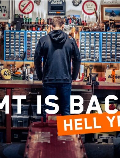 A view of the teaser media offered by KTM on the return of their SMT. Media sourced from KTM's press release.