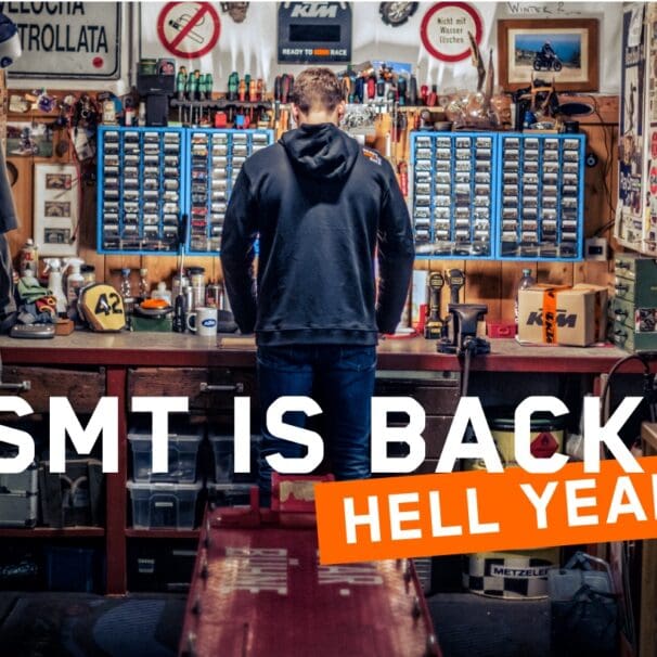 A view of the teaser media offered by KTM on the return of their SMT. Media sourced from KTM's press release.