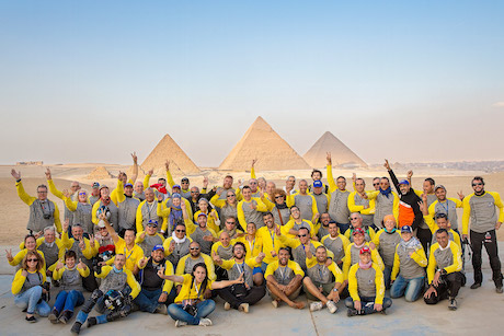 Cross Egypt Challenge at the Pyramids of Giza