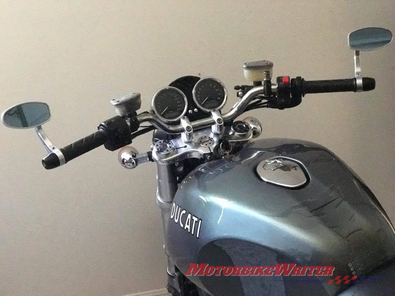 Ducati GT1000 Rizoma mirrors project