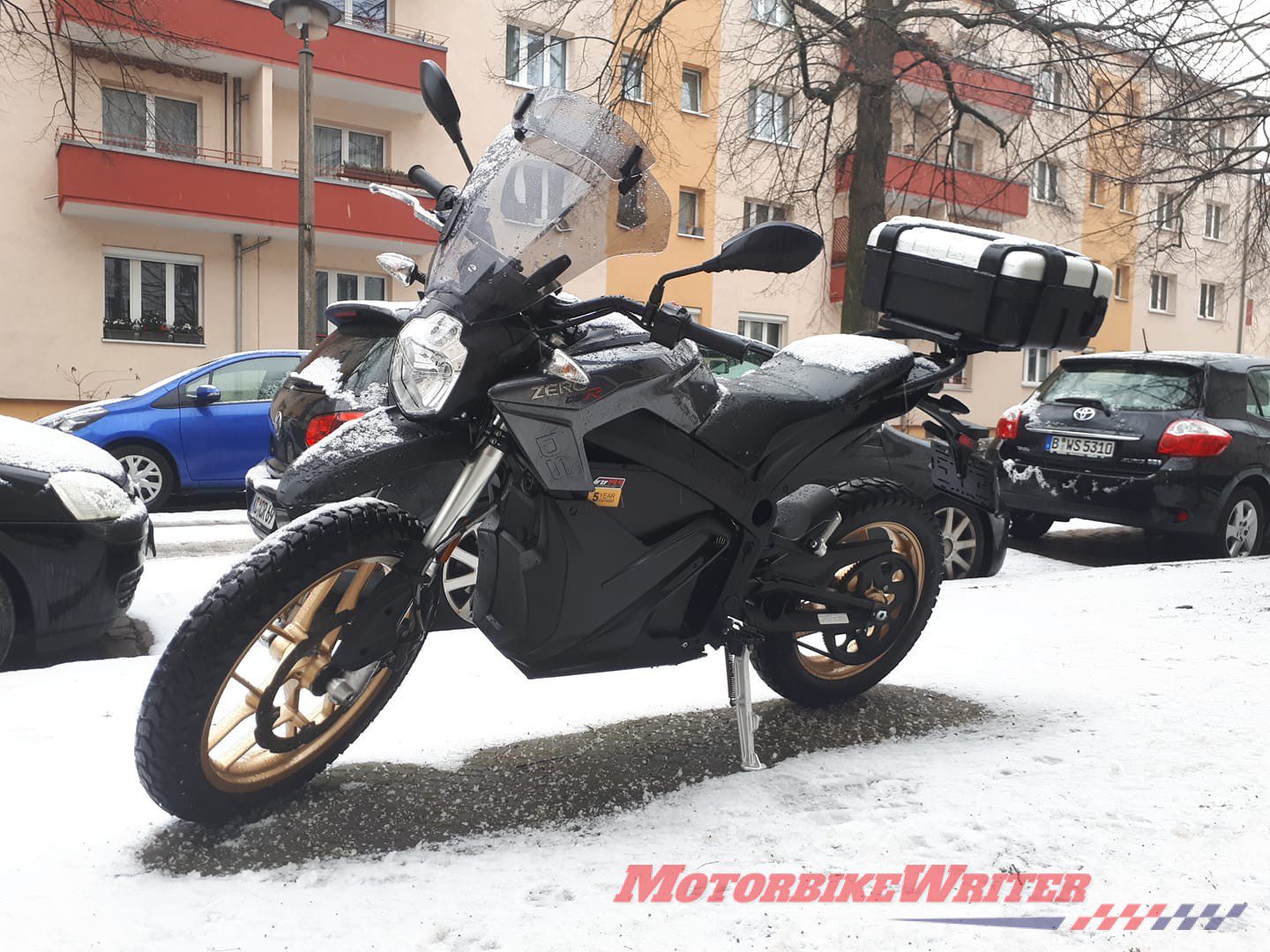 Remo Klawitter's Zero DSR electric motorcycle record