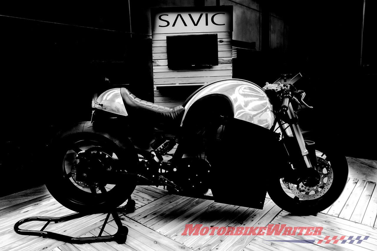 Savic Motorcycles electric cafe racer prototype