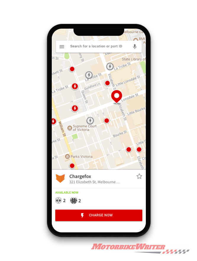 Chargefox charging app electric highways