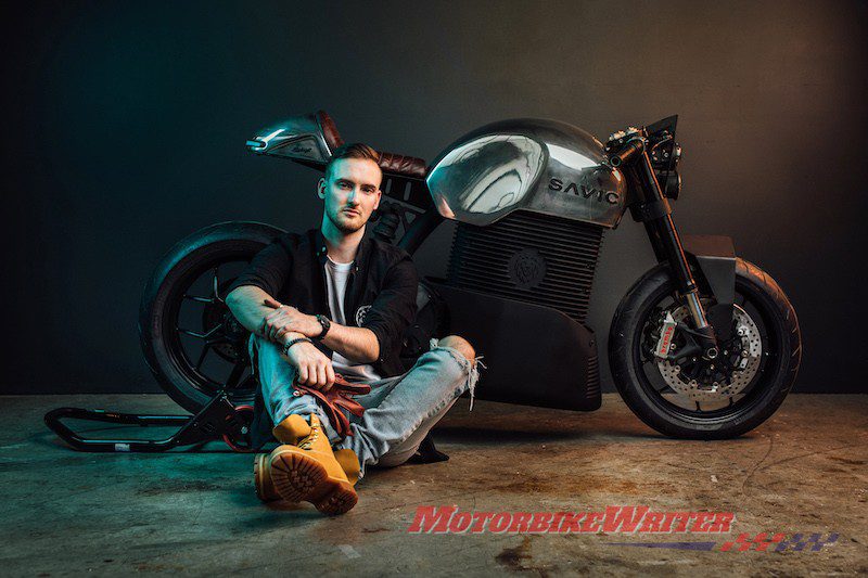 2019 Savic electric motorcycle prototype orders