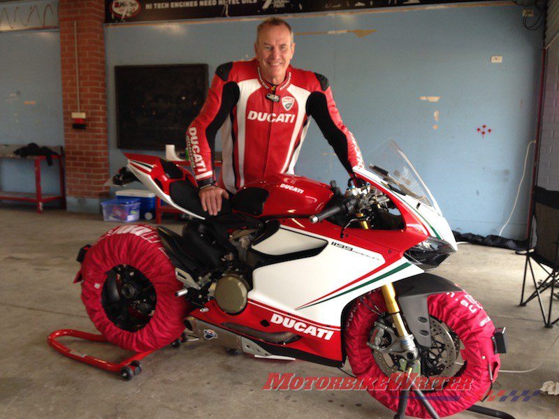 David Rollins on his Ducati Panigale - Getting an Aussie TT event over the line Walcha Freak Show motorcycles HOG rally