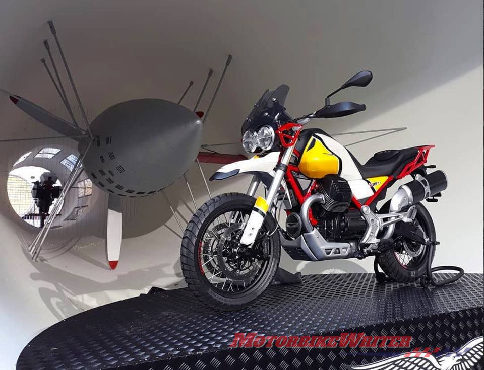 Moto Guzzi V85 TT arrives