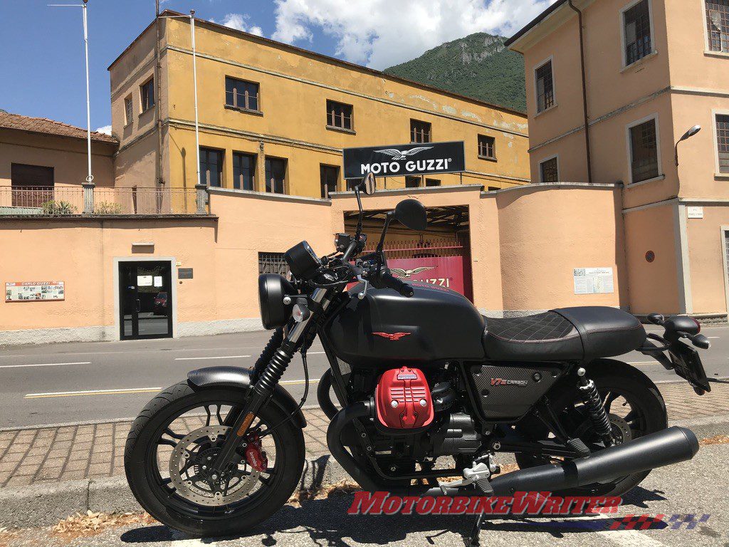 moto guzzi factory museum V85