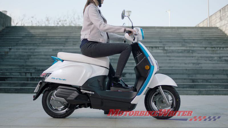 Kymco proposes battery swap scheme for Ionex electric scooter dial