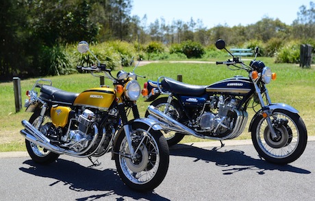 Kawasaki Z900 and Honda CB750