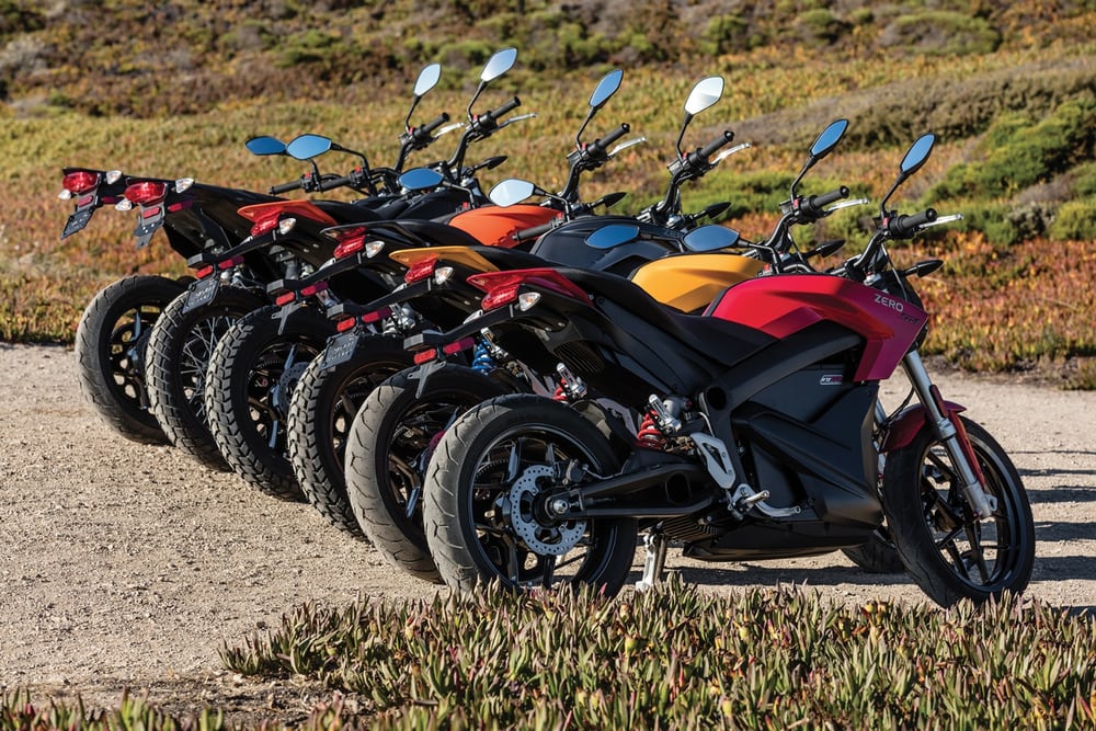 2017 Zero motorcycles have increased range 360km hit