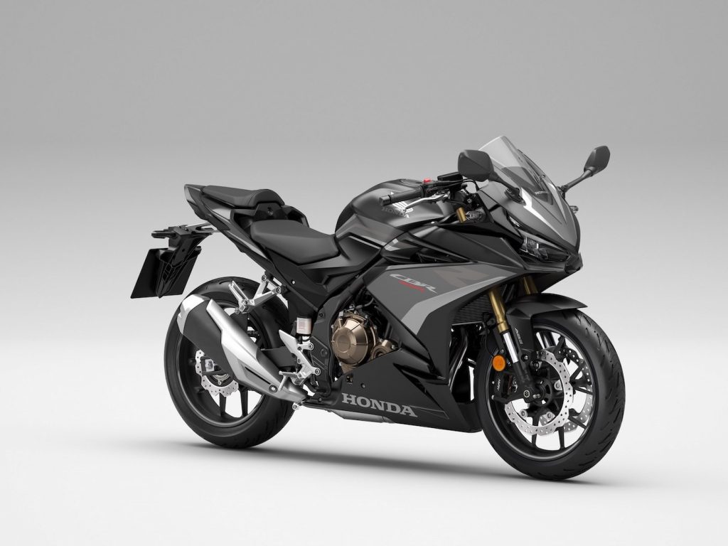 A view of the 2022 CBR500R