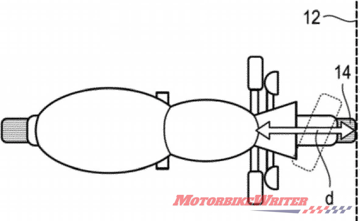 BMW plans motorcycle crumple zone