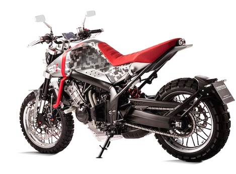 Honda CBSix50 concept scrambler bandwagon