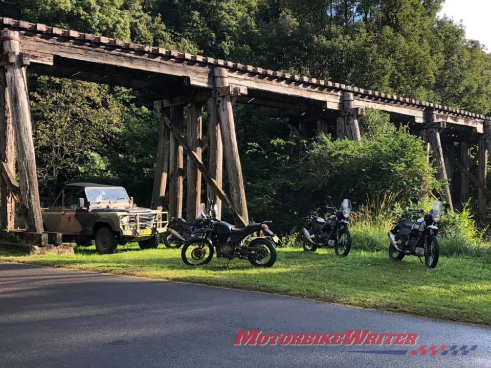 Roving Land Rover Royal Enfield Himalayan