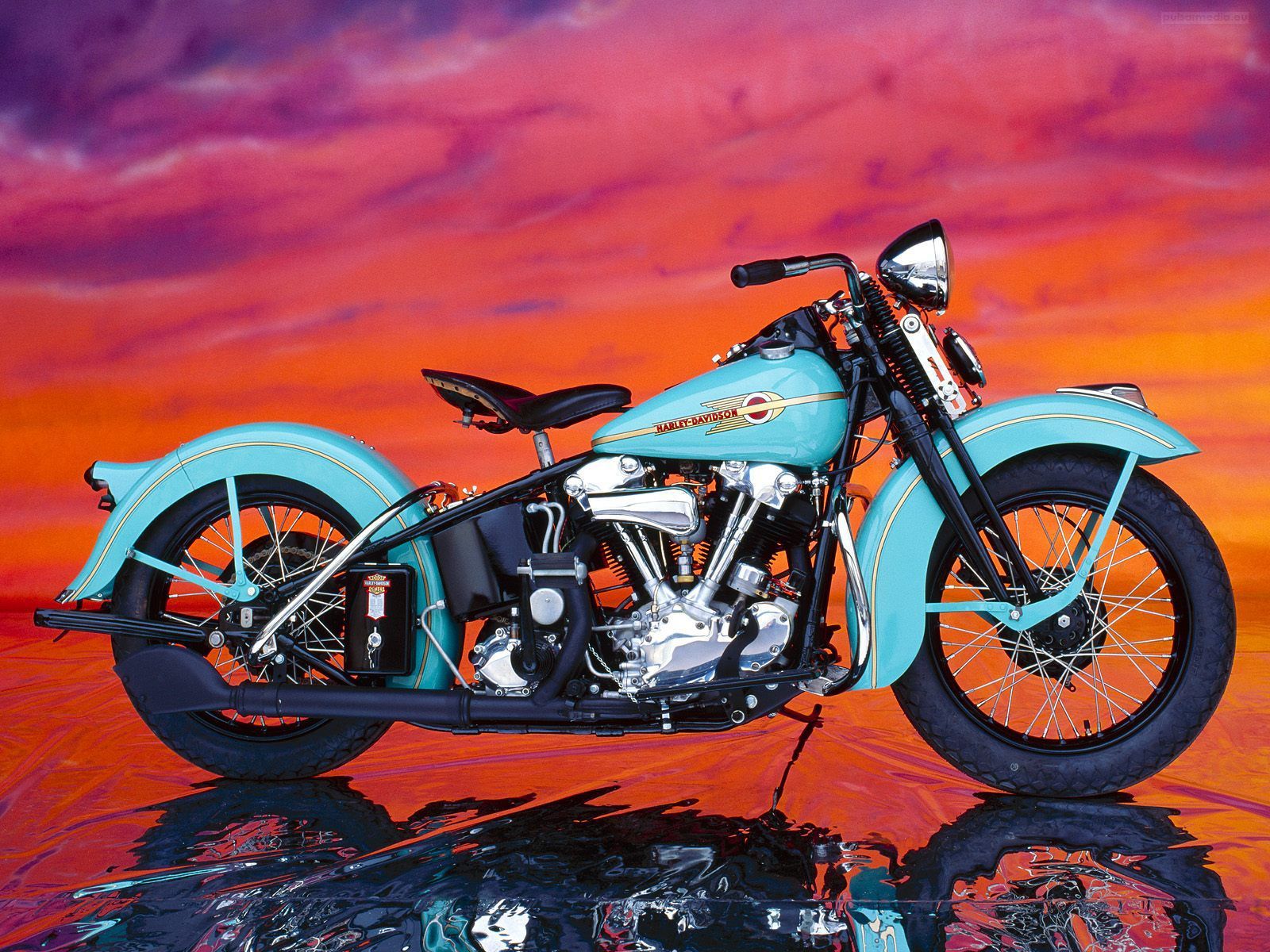 Old School Harley Davidson Motorcycle Wallpapers