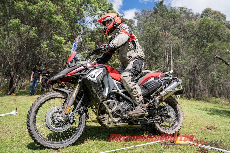 Female riders trial for GS Trophy