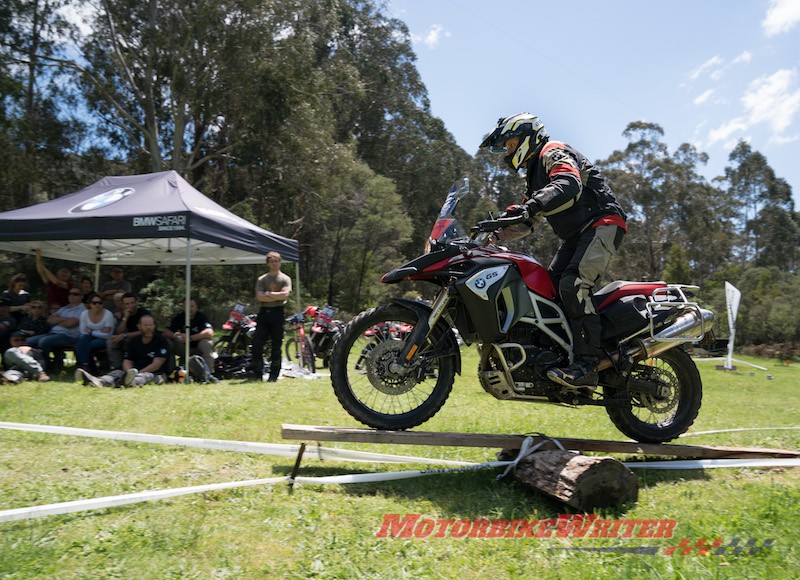 Female riders trial for GS Trophy