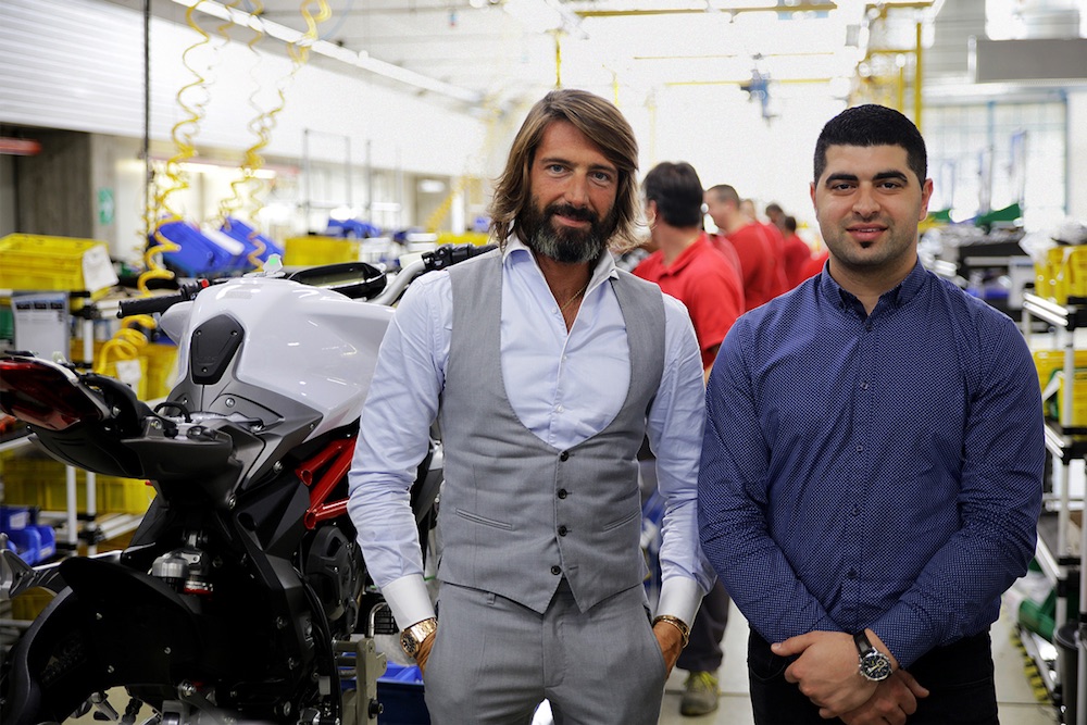 MV Agusta boss Giovanni Castiglioni and UMI CEP Joseph Elasmar