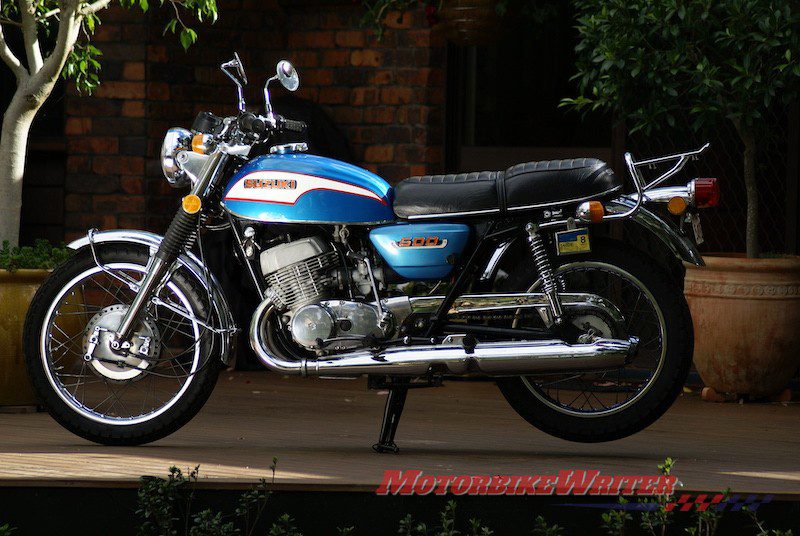 Neil Batterham Suzuki 2-strokers seeking new home