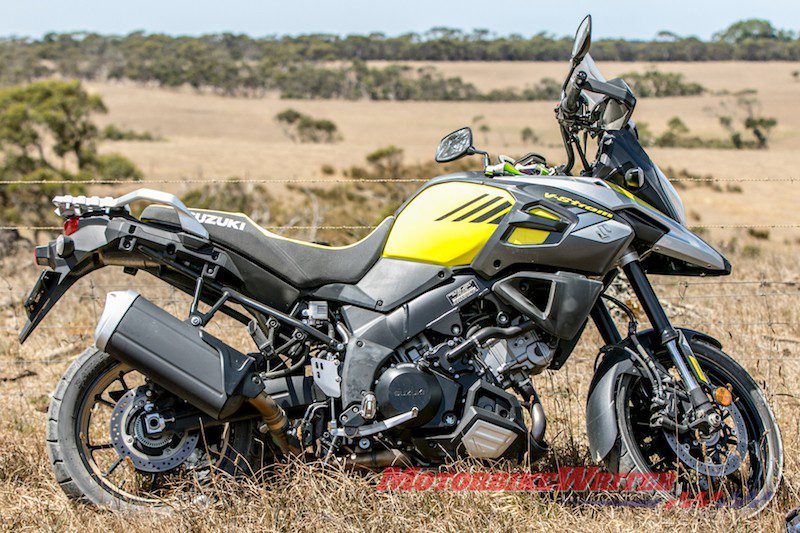 Test V-Strom on Suzuki border ride