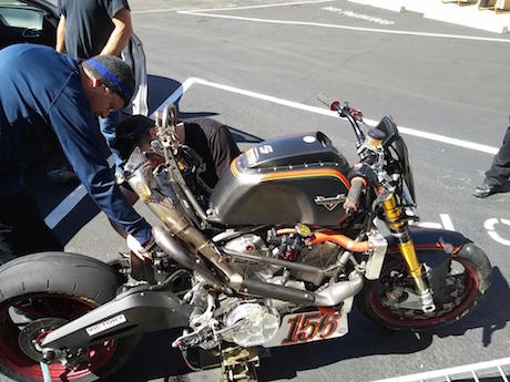 Victory Motorccyles Project 156 streetfighter for Pikes Peak International Hillclimb