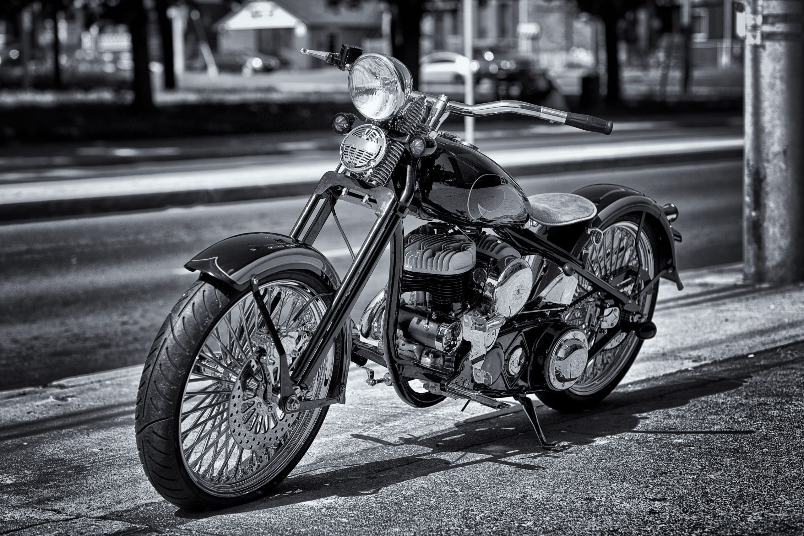 Old School Harley Davidson Motorcycle Wallpapers