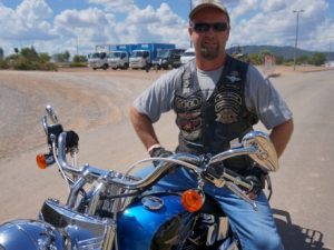 Slow riding Paul Neilson at HOG Rally