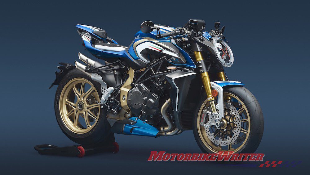 MV Agusta Brutale 1000 RR Blue & White M.L.