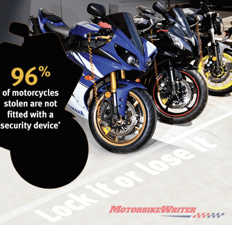 Police survey on motorcycle thefts