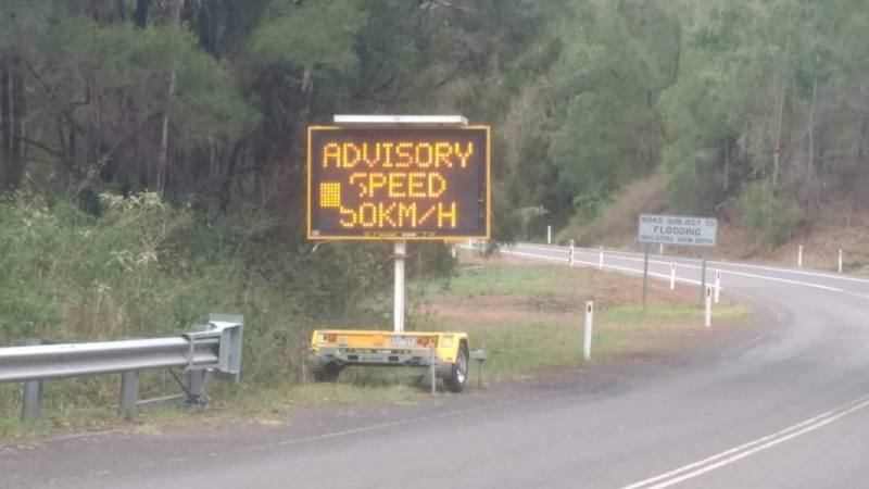 New roadworks on Mt Glorious