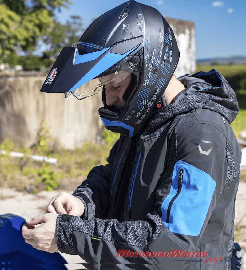 versatile new AGV AX9 helmet