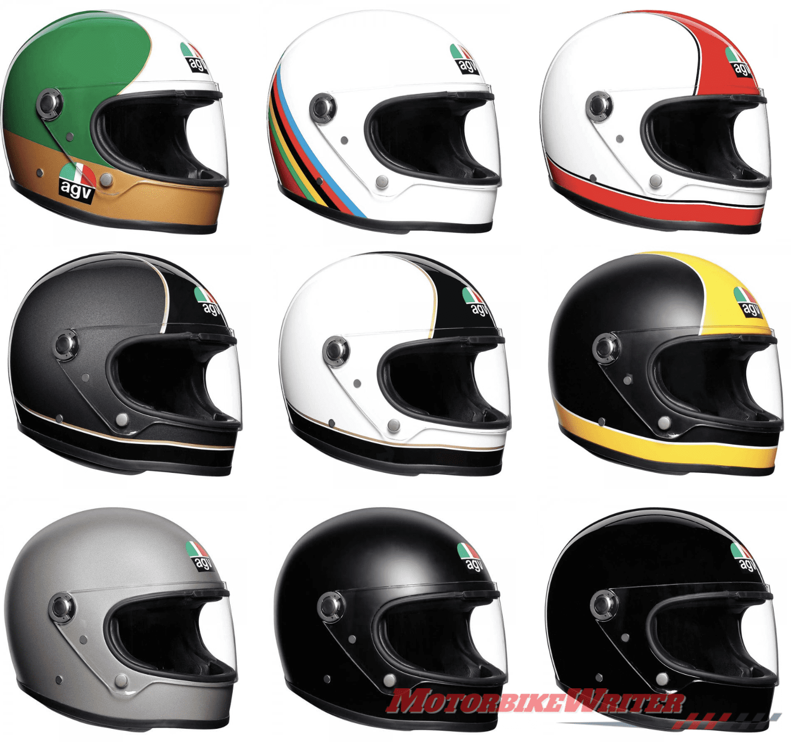 AGV X3000 helmets