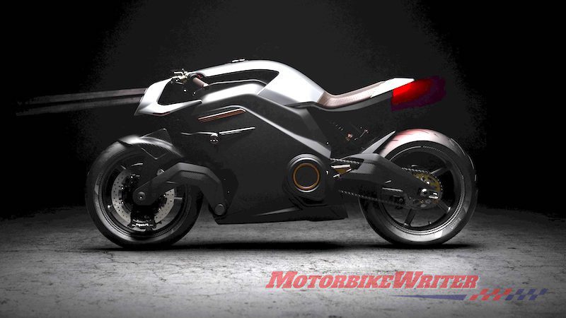 Arc Vector electric motorcycle with collision warning