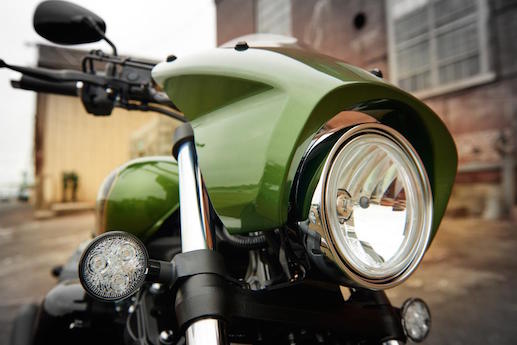 Yamaha Stryker Bullet Cowl in Camo Green