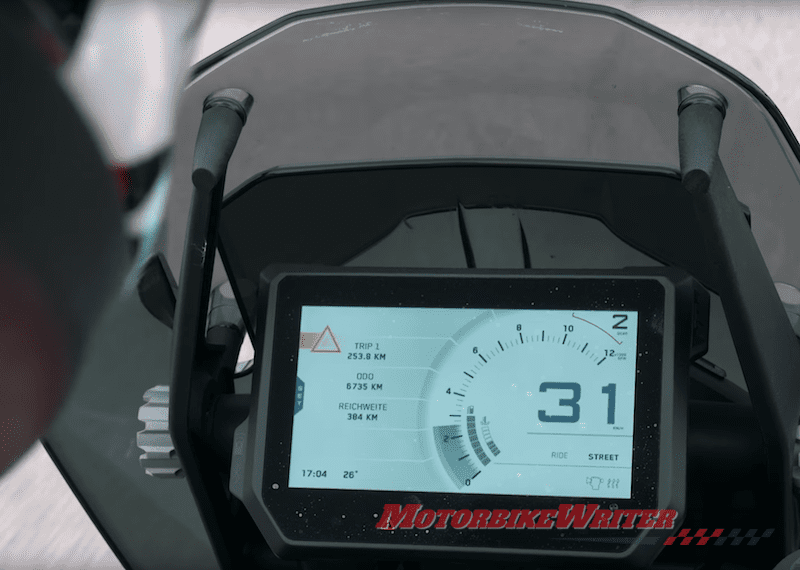 KTM adds Adaptive cruise control and blind spot alert