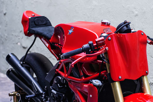 Deus Ex Machina Ago TT made from an MV Agusta Brutale 800 art