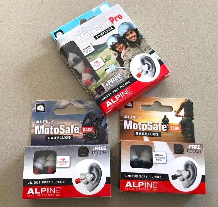 Alpine MotoSafe earplugs make riders safer sound wax