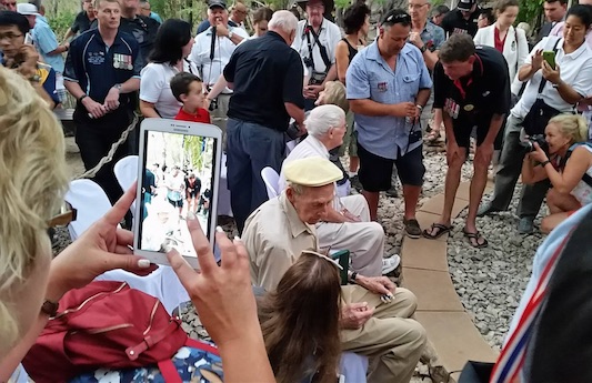 Anzac Day at River Kwai in Thailand