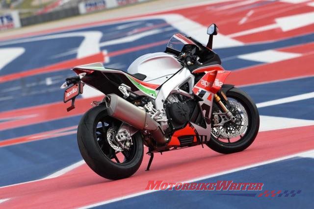 Aprilia RSV4RF LE with MotoGP wings