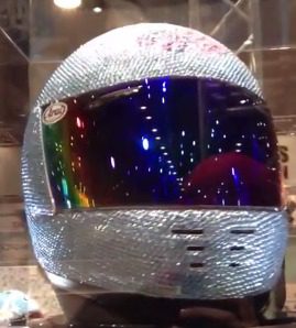Arai helmet with crystals The Worlds most expensive helmet