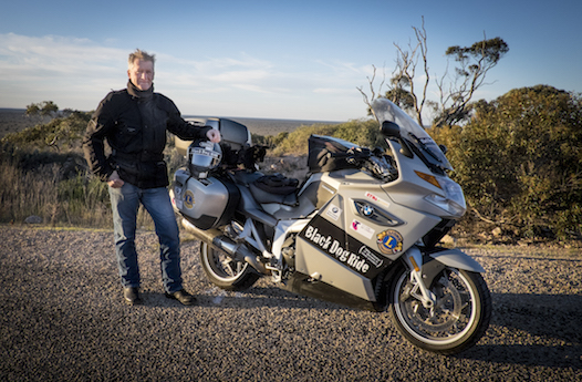 Black Dog Ride around Australia 2014 Steve Andrews state