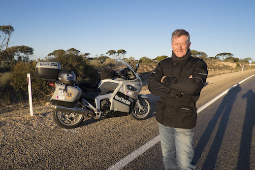 Black Dog Ride around Australia 2014 Steve Andrews