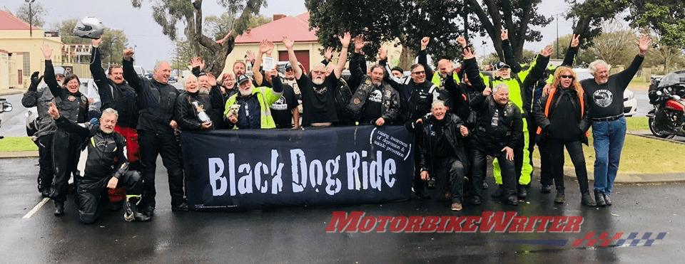 Black Dog Ride, depression, dementia, mental illness, suicide, motorcycles, charity