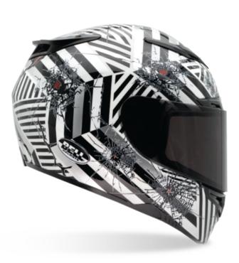 BELL RS1 black and white helmet