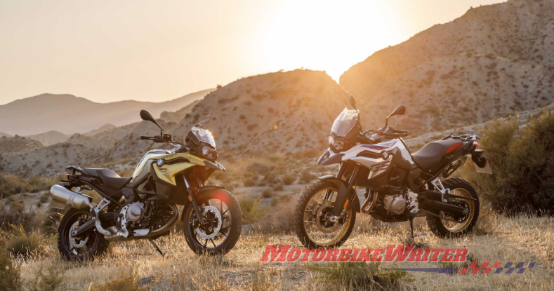 2018 BMW F 750 GS and F 850 GS midsize