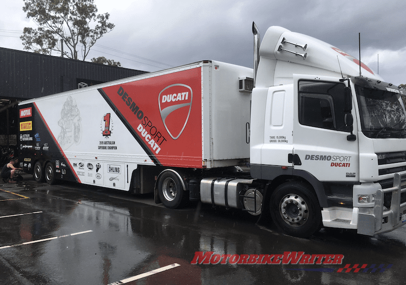 Troy Bayliss race truck